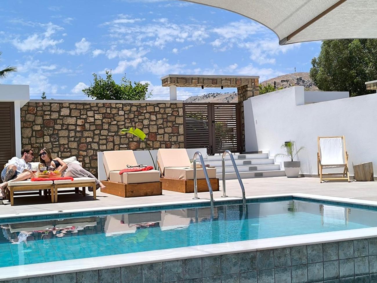 Valantina'S & Mannouel Lardos Luxury Villas Dış mekan fotoğraf